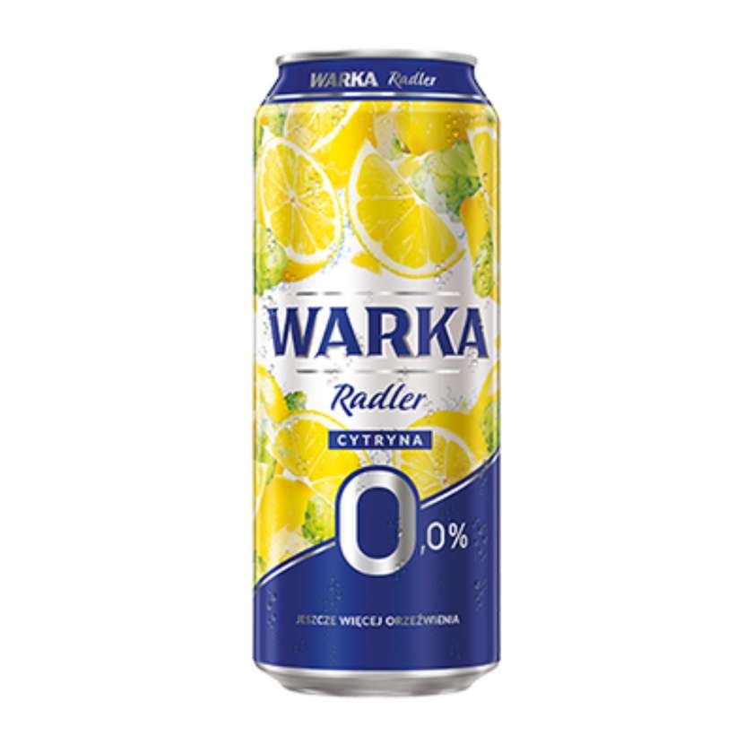 Puszka Warka Cytrynowa 0.0% 0,5l