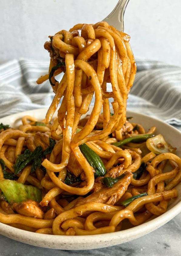 Chicken Udon Yaki