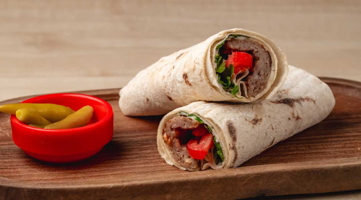 Köftə Toyuq Kaşarlı (Lavaşda)