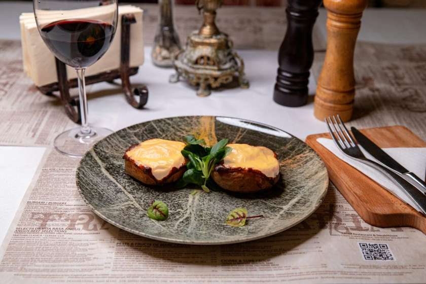 Potatoes Stuffed with Sheep's Cheese and Baked