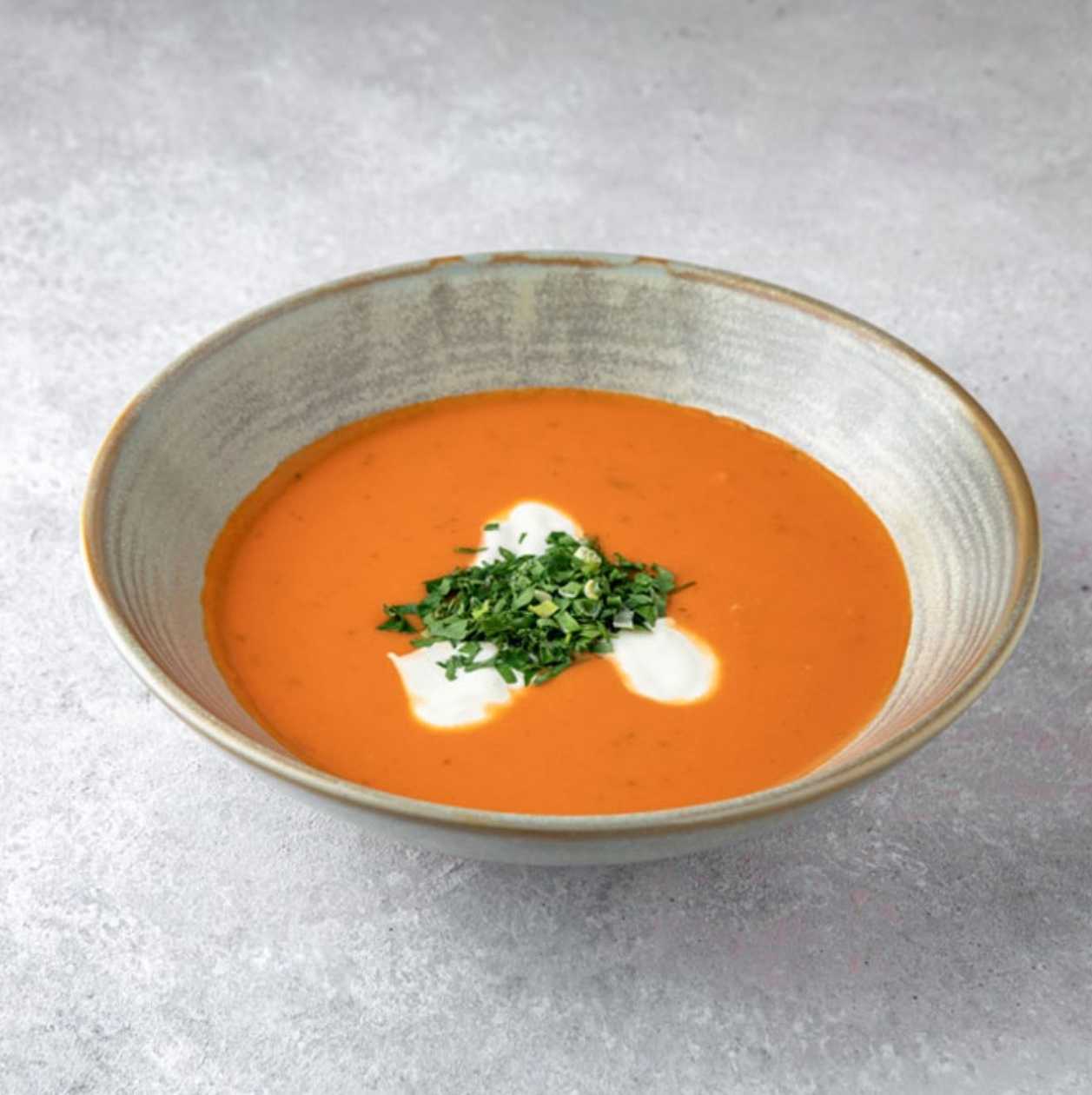 Roasted Bell Pepper Cream Soup