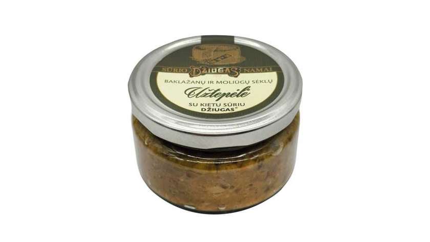 Eggplant, olive and pumpkin seed spread with Džiugas® cheese 190 g