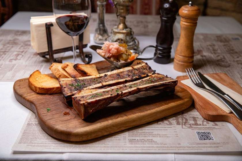Beef Bone Marrow on Bread