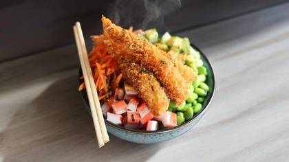 Poke Tempura Shrimp