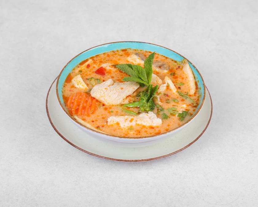 Zupa Tom Yum z Krewetkami