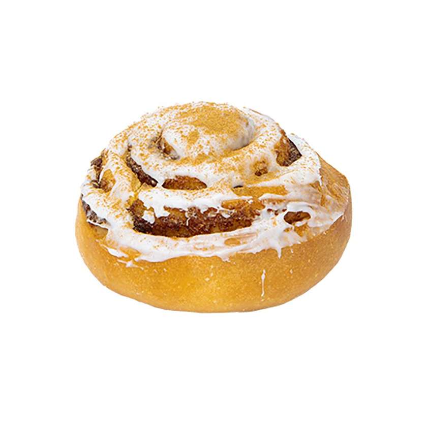 Cinnamon with icing
