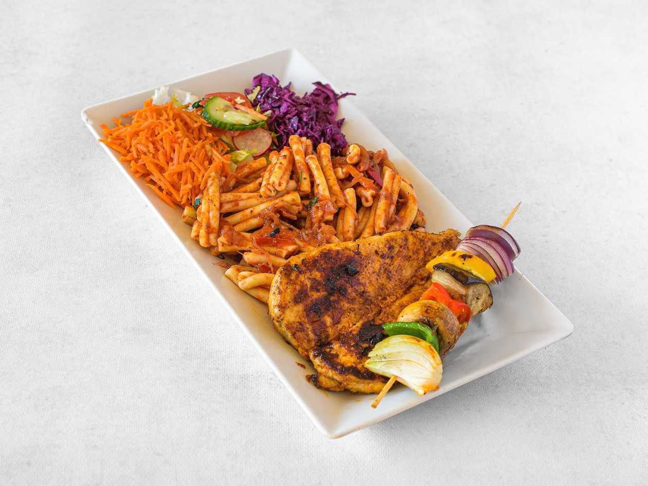 Grilled Chicken Skewers Set