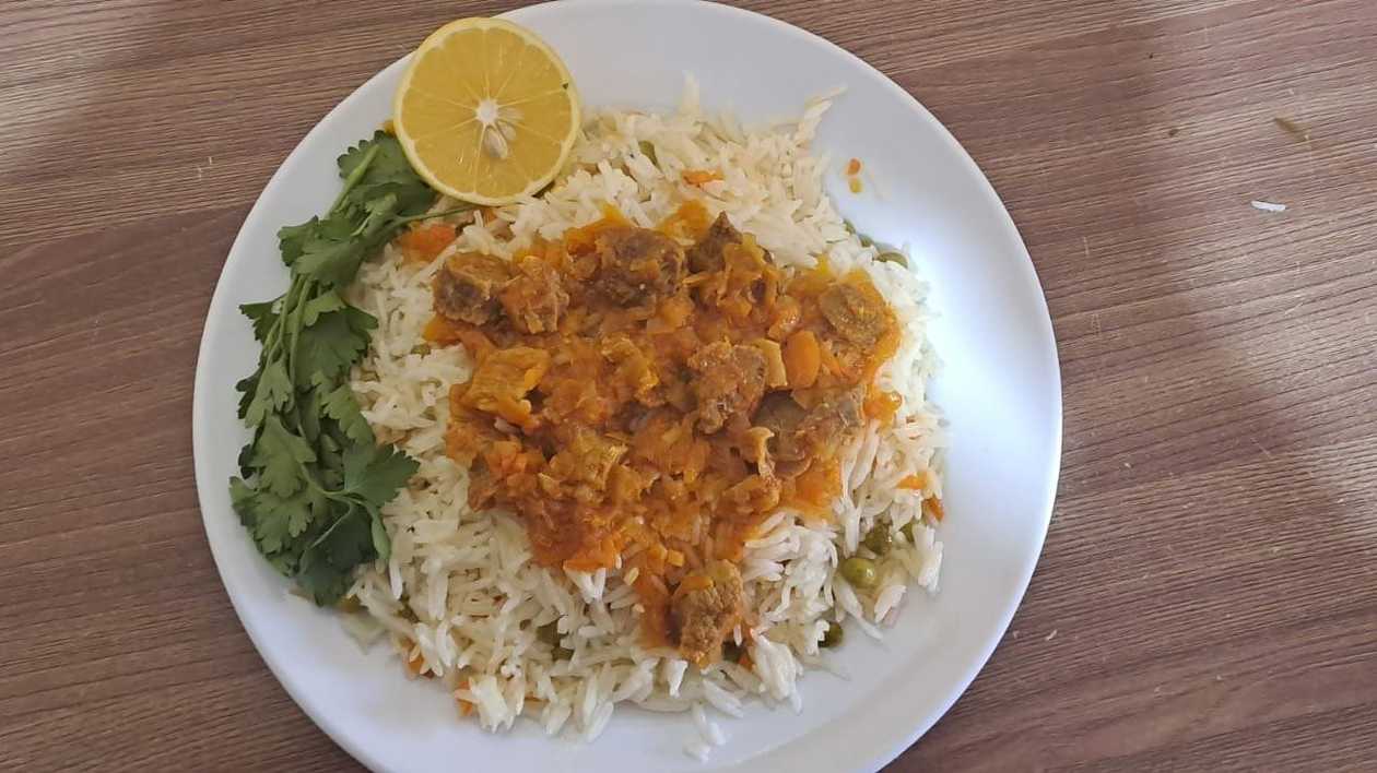 Pilaf with Lamb Meat