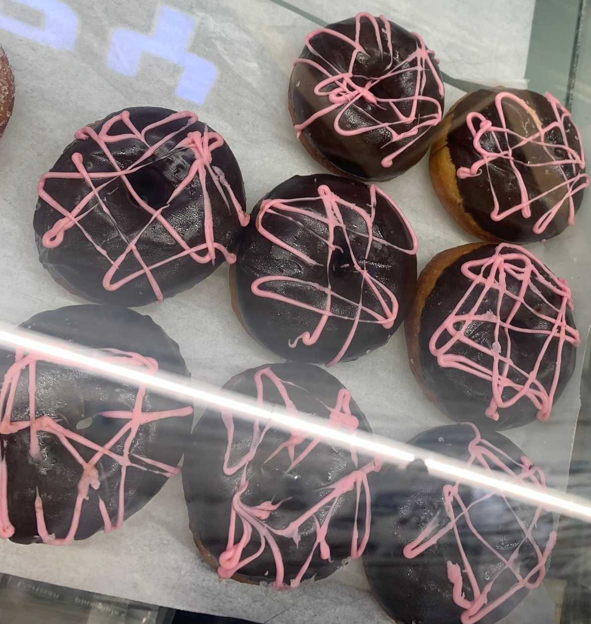 Fresh Sweet Chocolate Doughnuts