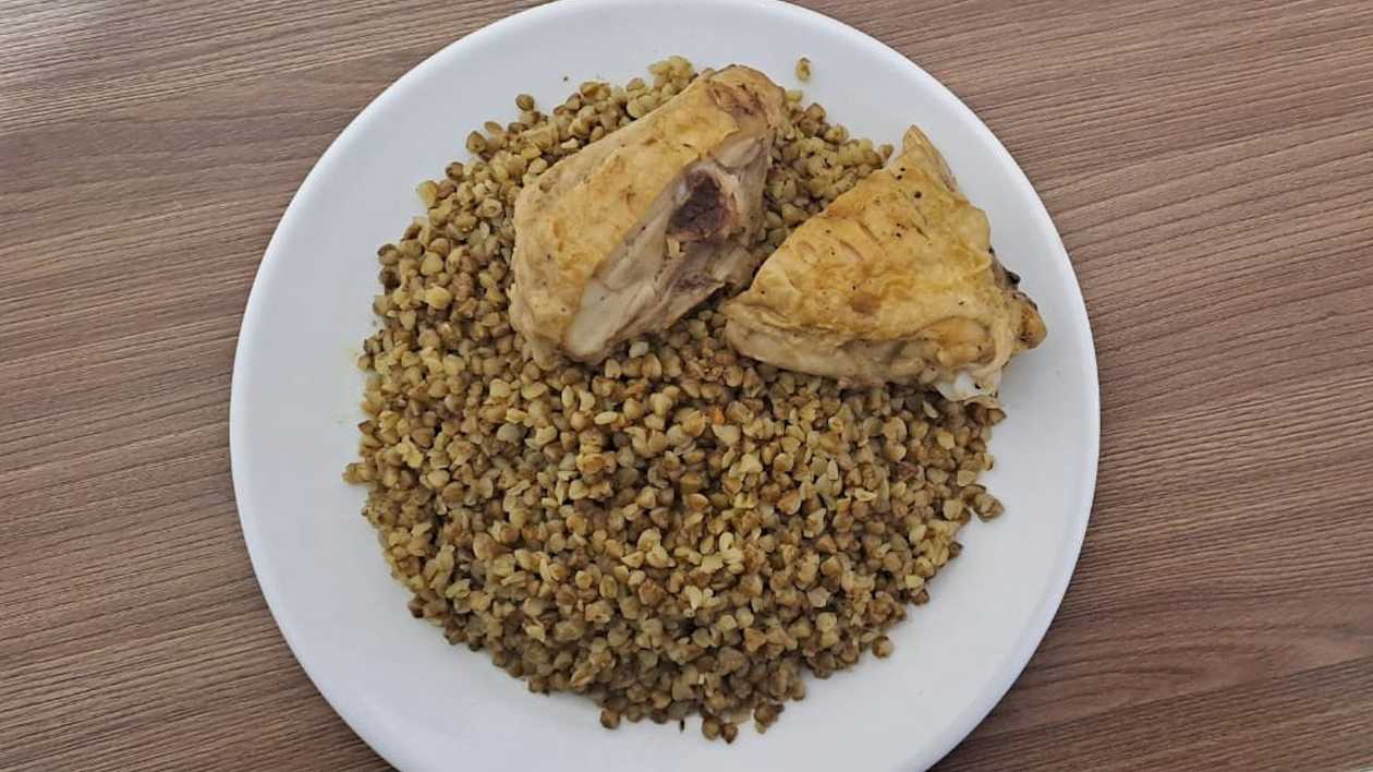 Fried Chicken with Buckwheat
