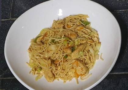 Spaghetti and Chicken
