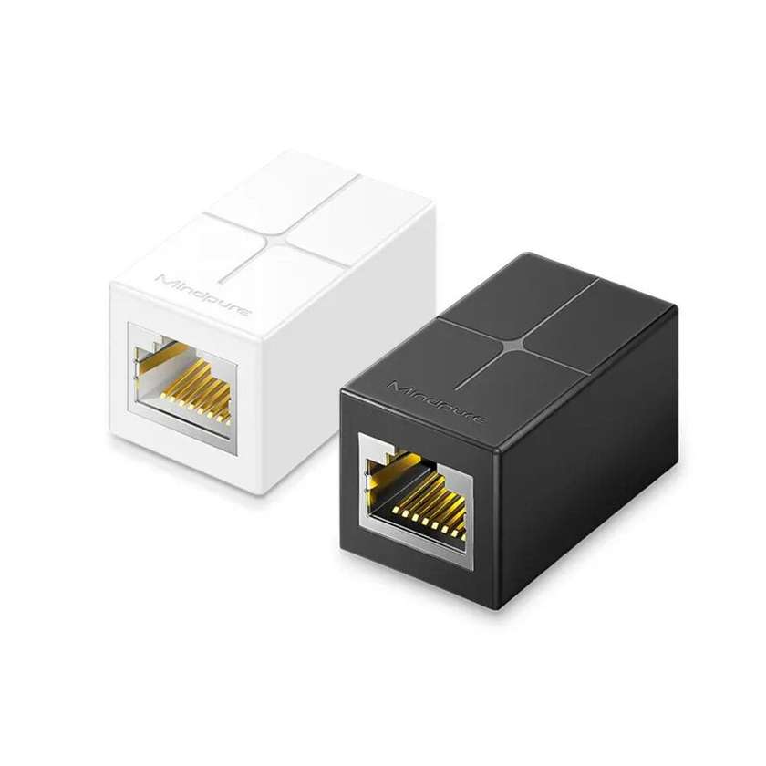 RJ-45 Coupler ინტერნეტის კაბელის გადასაბმელი