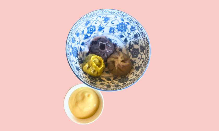 Mix ovocných knedlíčků s vanilkovým krémem 3ks