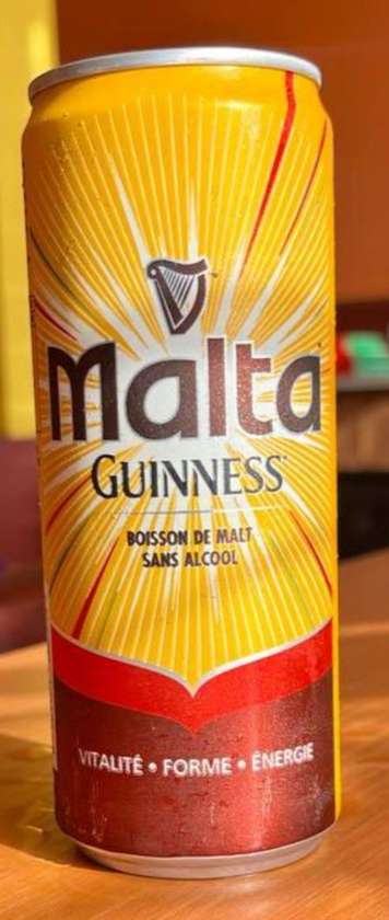 Canned Malta Guinness