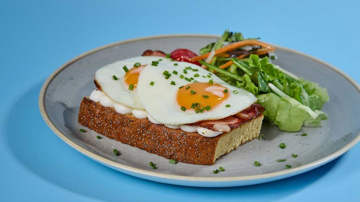 Fried Egg & Bacon (Portion)