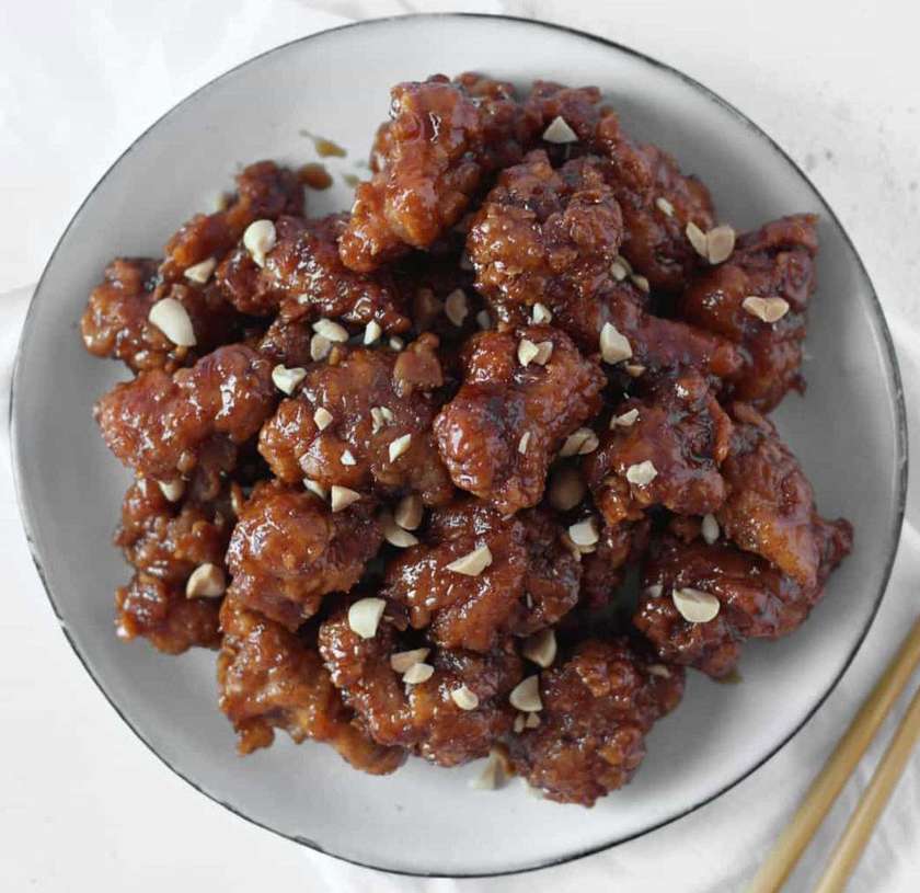 Fried chicken in soy