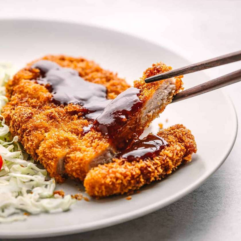 Pork cutlet with Rice