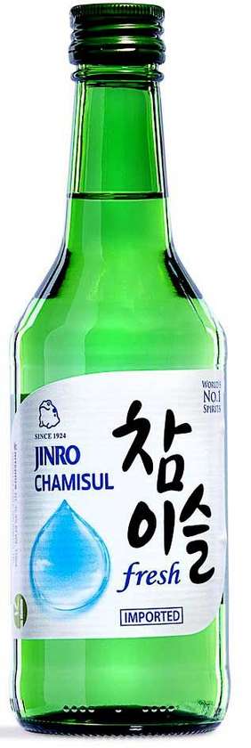 Chamisul Soju (Korean traditional drink)