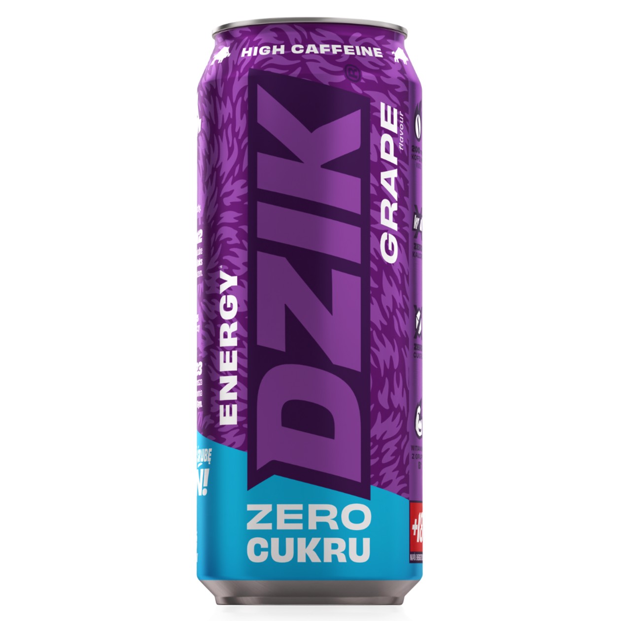 Energy Drink Grape Zero DZIK 0.5l (expires soon)