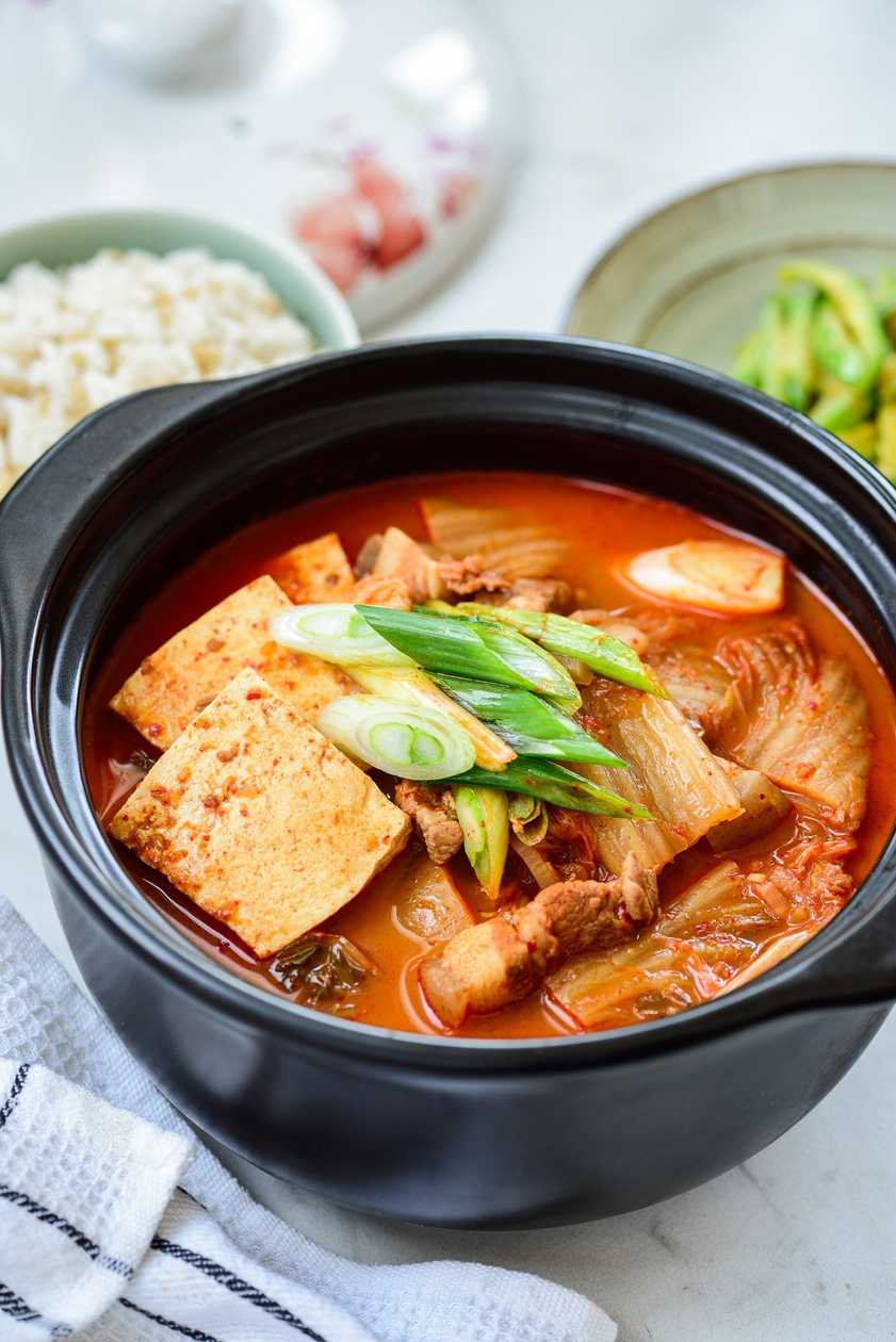 Kimchi Stew with rice