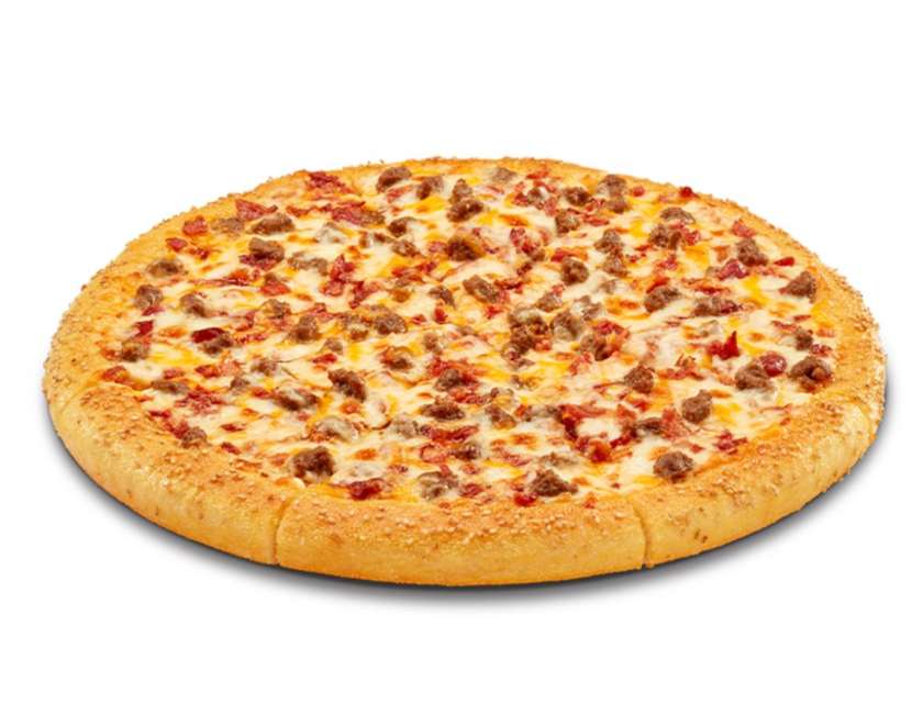 Bekona Čedaras siera burgera pica 🌶️🍕