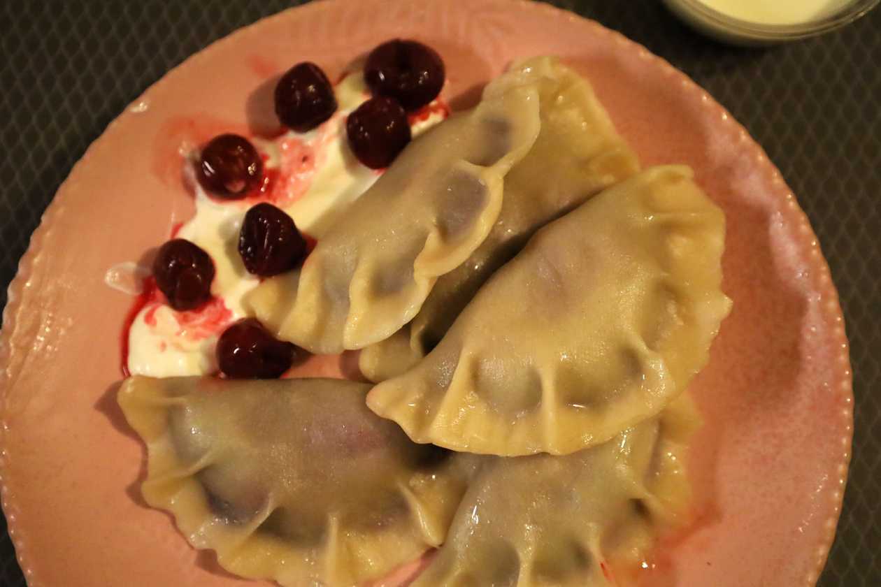 Pierogi z Wiśniami