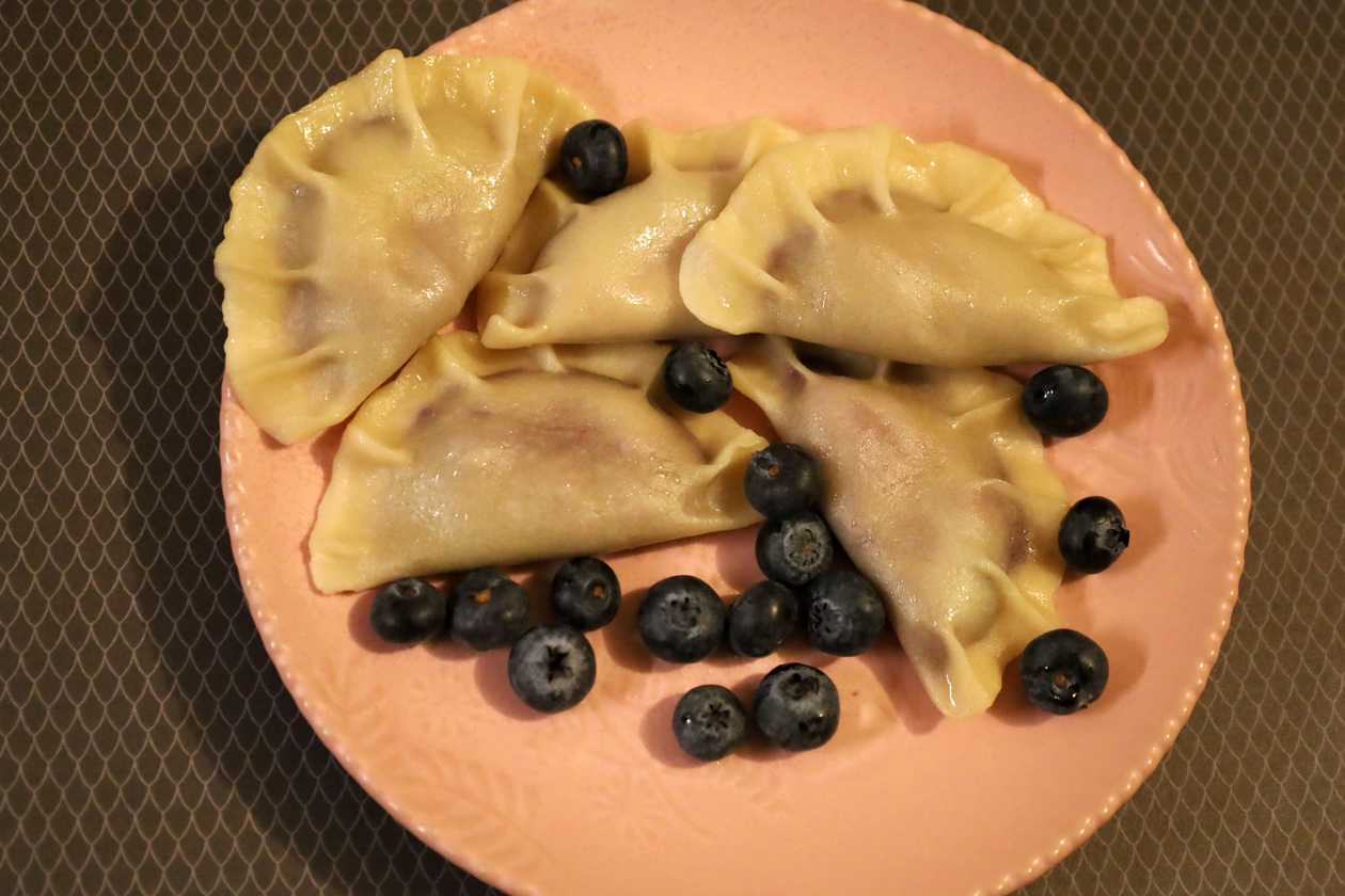 Pierogi z Jagodami