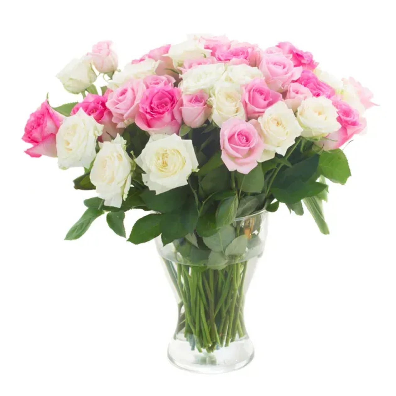 Skintos gėlės ROŽĖS 40 cm, 15 vnt