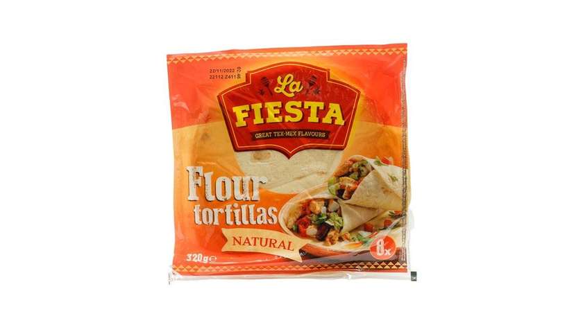 La Fiesta Flour Tortillas 320g 8pcs (20cm)