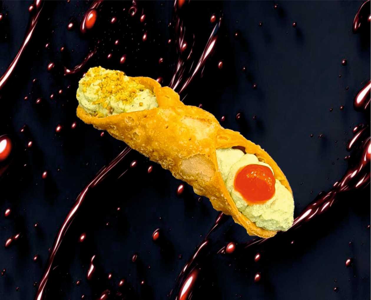 CANNOLI cu Crema de Fistic