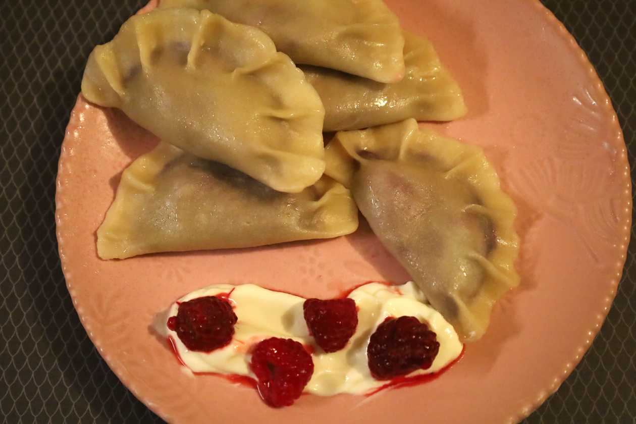 Pierogi z Malinami