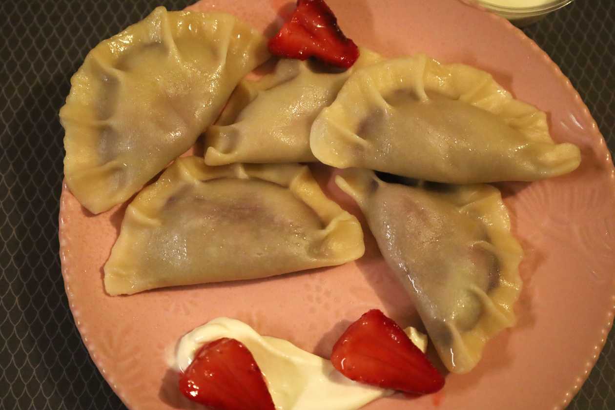 Pierogi z Truskawkami