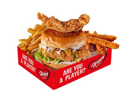GAMING COMBO WITH LUCKY CHICKEN BURGER