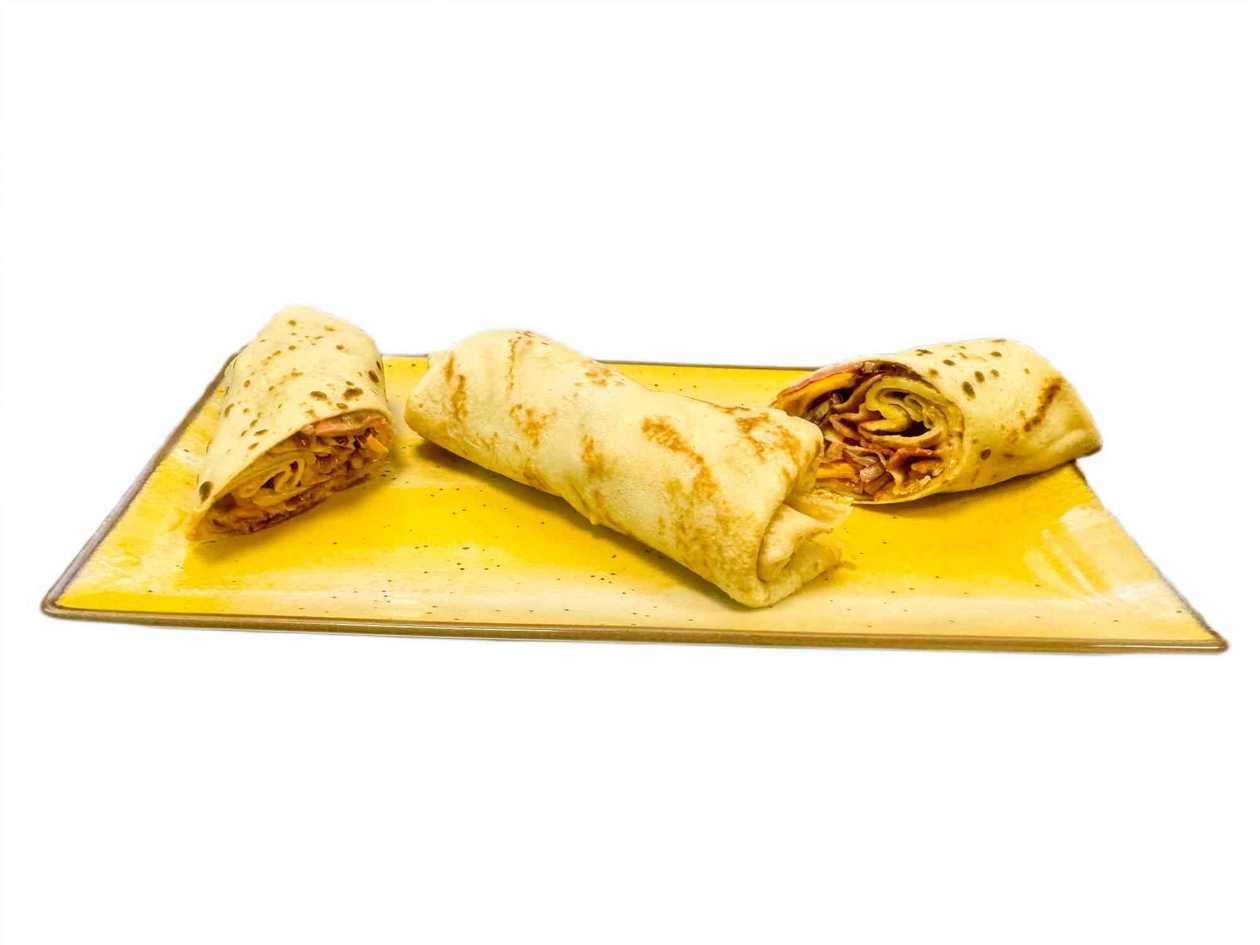 Clatite cu Bacon si Cheddar ( 2 bucati )