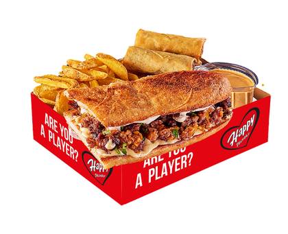 GAMING COMBO WITH CUBAN SANDWICH