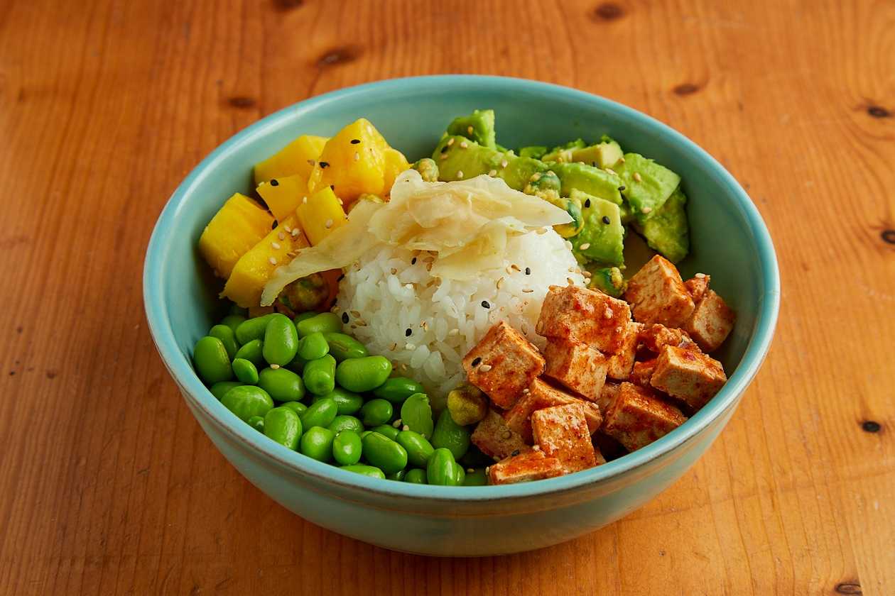 Poke de Tofu Marinado