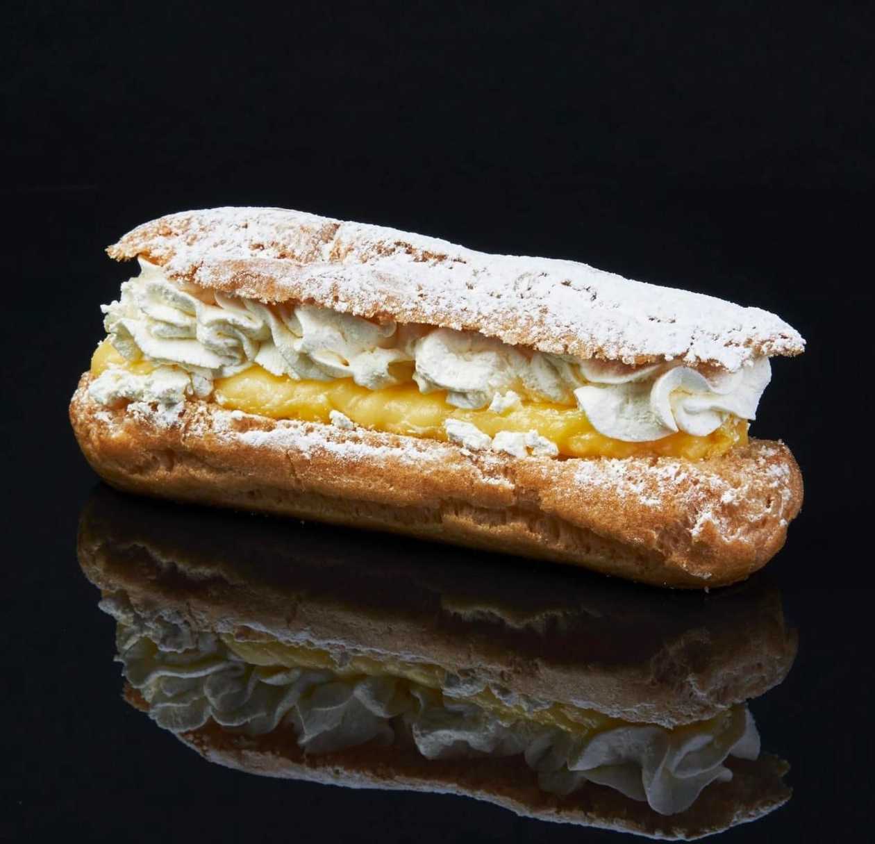 Eclair with Whipped Cream
