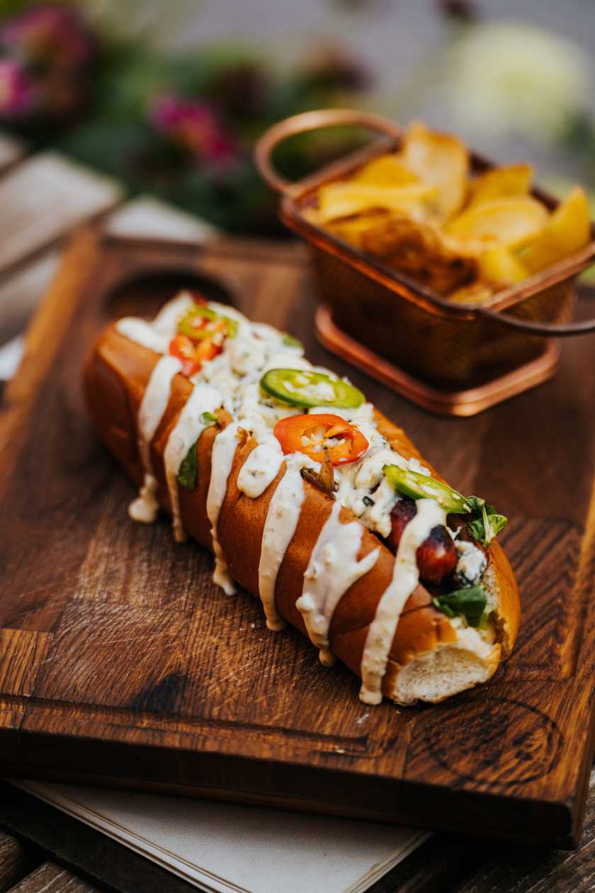 BLUE CHEESE HOT-DOG