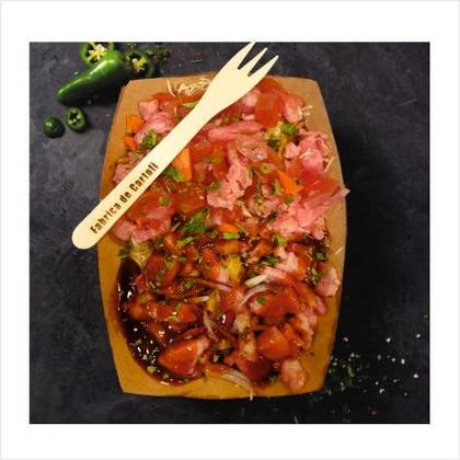Roasted pork hock poutine