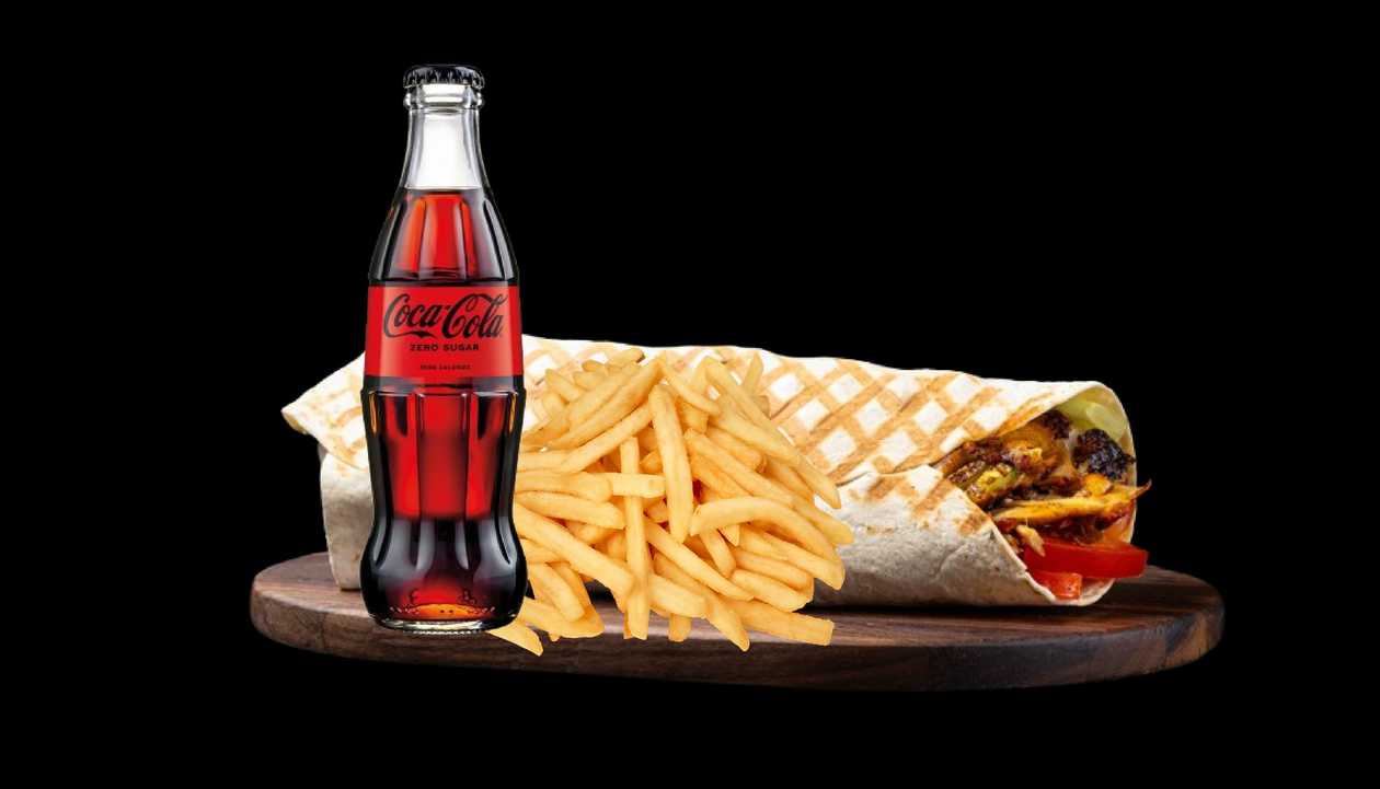 Large Classic Chicken Kebab + French Fries + Drink 0.25l