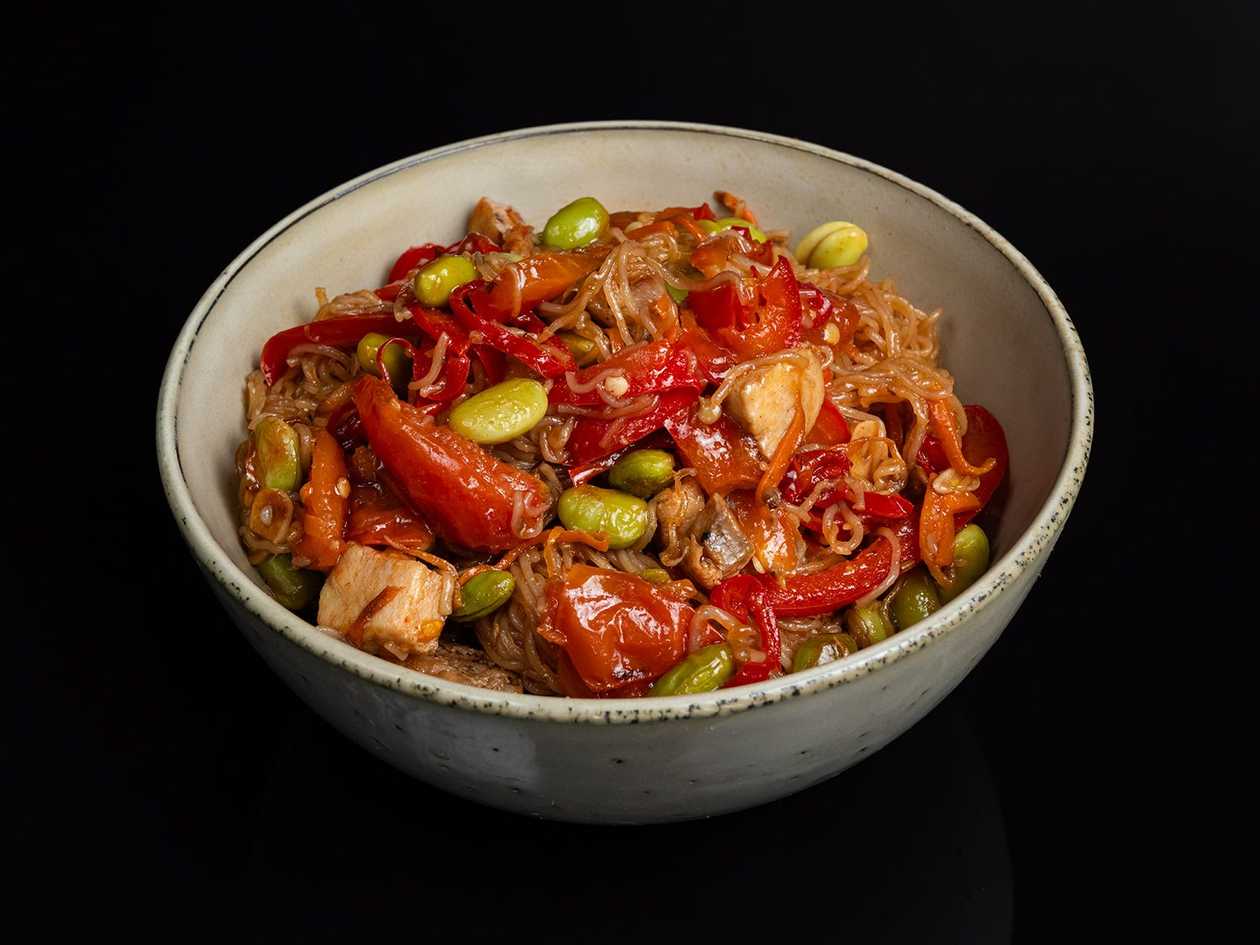 Фунчоза гостра з куркою (300г)