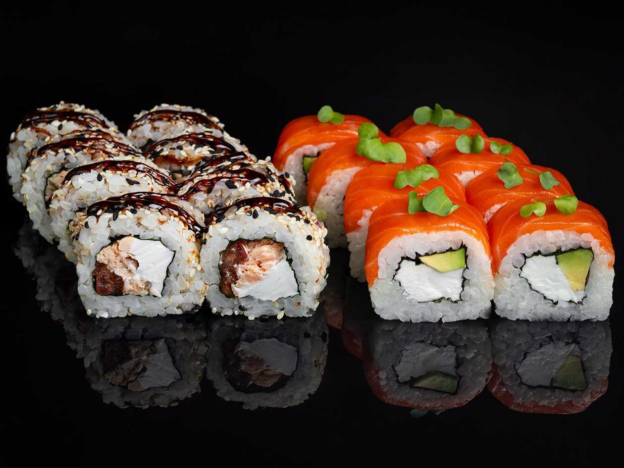 Філадельфія Sake & Рол Теріякі (505г)