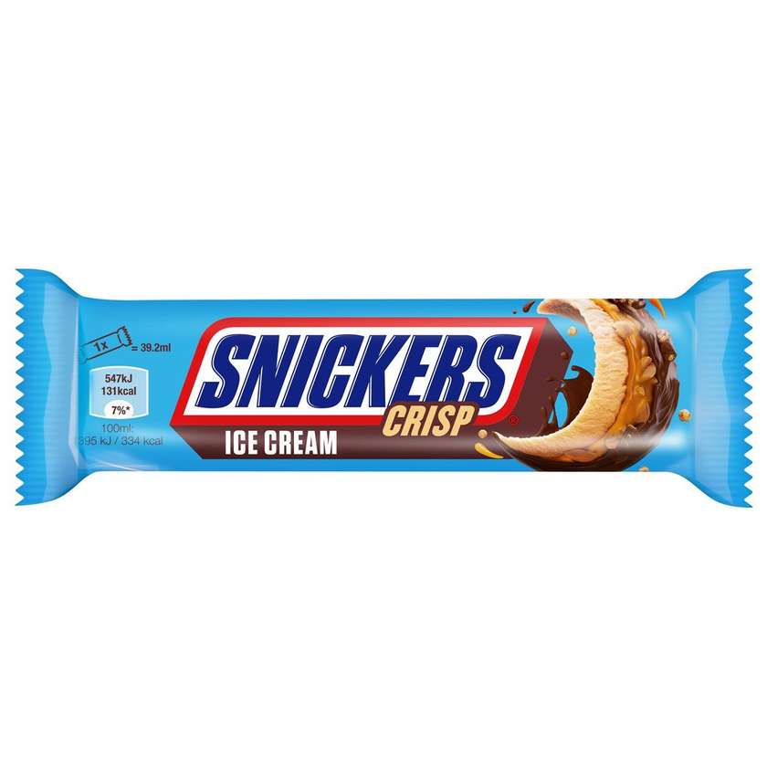 Ice Cream Bar Snickers Crisp