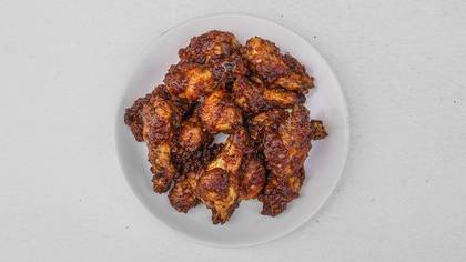 Honey Chicken Wings with Bread