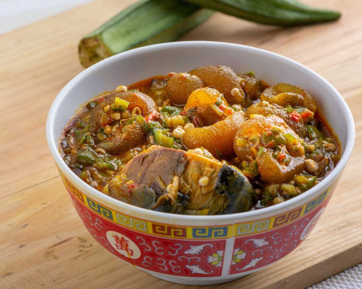 Banku with Okro Soup