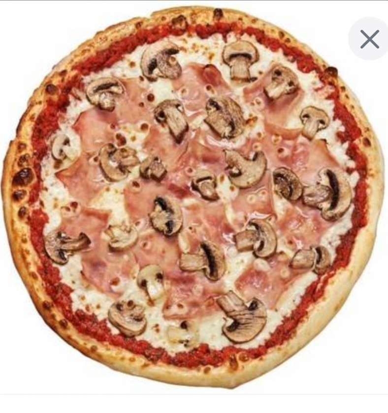 Pizza prosciutto e funghi 550g