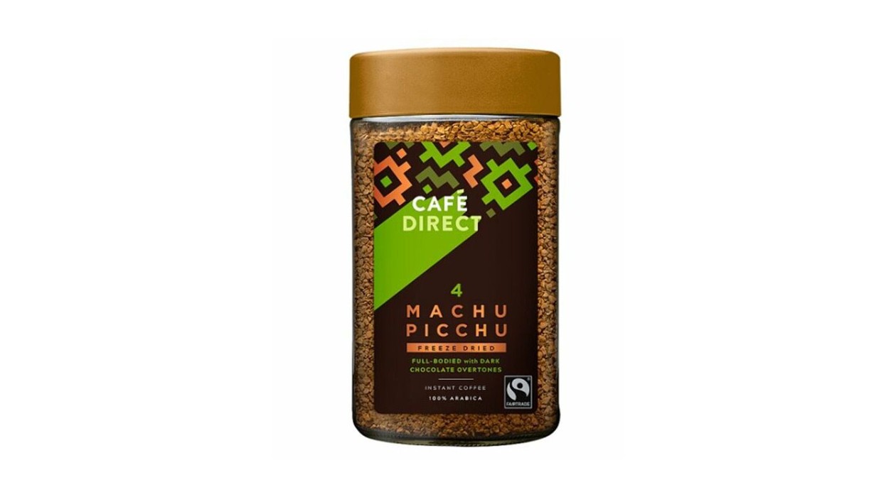 CAFÉ DIRECT MACHU PICCHU PERU INSTANT COFFEE FAIRTRADE