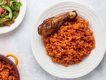 Jollof Rice with Chicken