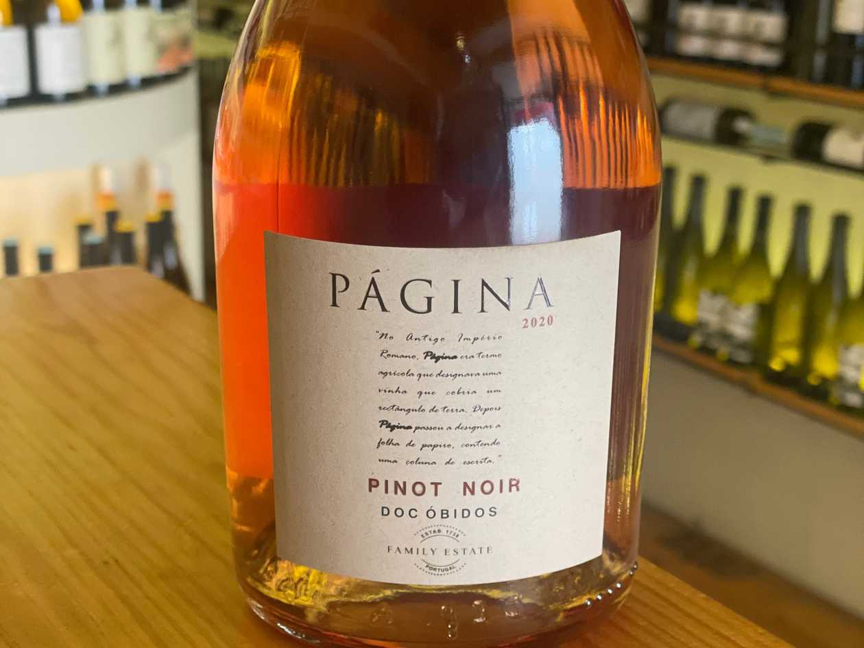 Página Pinot Noir Rosé 2023