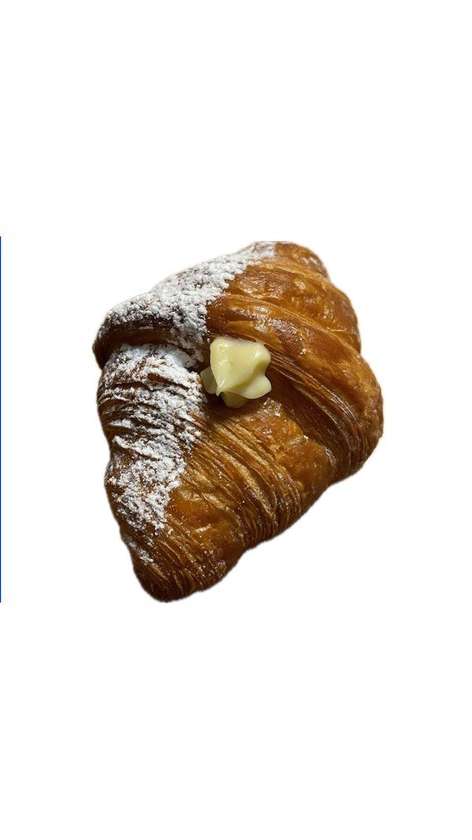 Croissant Filled with White Chocolate and Orange Zest
